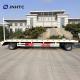 2 Axle Steel Low Bed Full Trailer For 40 Container High Quality Choice