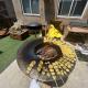 Customized Steel BBQ Grill With Removable Ash Catcher And Rusted Design