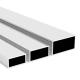 Industrial Aluminum Extrusion Square Tube Profiles Custom Length