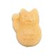 Assorted Non Toxic Body Konjac Sponge Set Polyurethane Foam Safe Cleaning Lucky Cat Fun Yellow Colours 16 Gram 8*6*2.5cm