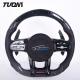 LED Carbon Fiber Leather Mercedes Benz Steering Wheel With LED Display