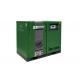 15KW Two Stage Screw Air Compressor , Rotary Screw Air Compressor Green