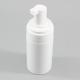 White PET Cosmetic Bottle Cylinder Foam Facial Cleanser Bottle 120ml