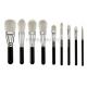 Exclusive Luxury Softest Makeup Brushes  Private Label Silver Copper Ferrule