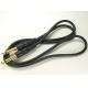 Gold plated straight 6.35mm mono audio cable