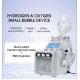 Small H2O2 Hydrafacial Machine , Facial Aqua Bubble Hydro Dermabrasion Machine