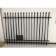 Crimped Spear Stain Black Powder Security Garrison Fencing Panels