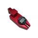 Red Color Aluminum Alloy Road Marking Thickness Gauge With ±0.1mm Minimum Resolution