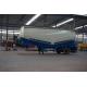v type 3 axle 48~80tons cement tank trailer ,bulk cement trailer ，Aluminium cement trailer，Gesso bulk trailer