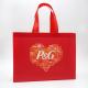 100g red Color cardioid design PP Laminated promotion Bag in Ultrasonic