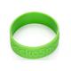 Raised Lettering Low Relief Embossed 1 Inch Custom Silicone Rubber Wristbands