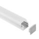 Wall Surface Mount LED Channel Anodized Aluminium Profile For LED Strip Lighting