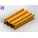 Sand Blasting Yellow Anodized Aluminium T Slot Channel 2060 For Transmission