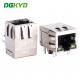 KRJ-202FNL RJ45 Connector Gigabit Router Network Socket Single Port RJ45 Jack With Integrated Magnetic 1GB, G/Y LED 1X1