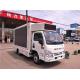 Yuejin Mobile LED Display Truck 4X2 95km/H Mobile Mini Truck