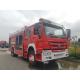 SINOTRUK 375HP Dry Powder Fire Truck 6x4 With 2000kg Powder Capacity