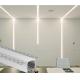 LED Plasterboard Profile Recessed Plaster Gypsum Wall Drywall Led Strip Aluminum Profile Extrusion Channel