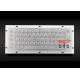 FCC 65 Keys Steel Mechanical Keyboard Hole Mounting Medical Grade Keyboards