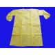 Impervious Disposable Gowns Polypropylene Material With Elastic Cuff