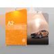 ISO9001 2 Sided Retractable Banner Stand Outdoor Retractable Display 36 Inch