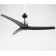 Black/Nickel Solid Wood Ceiling Fan 60 Inch Remote Control  Home/comercial Used