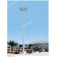 Outdoor seaport Q235 Steel galvanized 15m 20m 30m high mast lighting tower with 1000W LED light