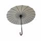 23inches Super Windproof Wooden Handle Umbrella With 190T Pongee Fabric 24 Ribs And 104cm Open Diameter