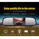 ODM Vehicle Rear View Mirror Monitor Camera Night Vision DC12V 800x480