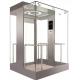 36 Floors Panoramic Glass Elevator MRL Machine Room Less Traction