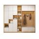 ISO Laminate Wooden Shoes Rack Storage Particle Board