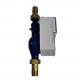 IP68 225mm Length Industrial Water Meter With Brass Body