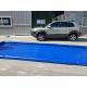 Flexible Blue Car Wash Mats Water Containment Printing Double - Tripple Stitch