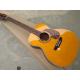 Custom Yellow color 28 Style classic acoustic guitar,Solid Spruce top,Top quality OM body acoustic Guitar