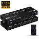 7.1ch Dolby Atmos LPCM 4x1 HDMI Splitter Audio Extractor