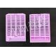 Purple Plastic Histology Cassette , Disposable Tissue Processing Cassettes