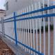 TLSW Blue White Picket Wrought Iron Fence Panels Rustproof