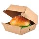 Customized Printed Logo Food Packaging Box Recyclable and Disposable for Fast Food Takeaway