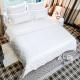 100% cotton hotel and home luxury bedding sets white jacquard hotel cotton