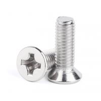 Stainless Steel DIN965 Cross Recessed Stainless Steel Flat Head Machine Screw Use for Automobile