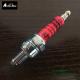 High Performance Spark Plugs For Motorcycles , Motorcycle Iridium Spark Plugs A7TC D8TC E6TC F7TC With Color Ceramic