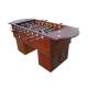 Wood Veneer Soccer Game Table Premier Foosball Table With Solid Steel Rods