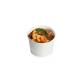 Disposable White kraft Paper Soup Cup Bowl Drink PE Coated Recyclable Biodegradable Paper Bowls