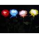 LED Silicone Rose Lights Lawn Simulation Flower Lamp Garden Courtyard Beautiful Display Bright Landscape Decorative