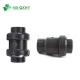 DIN Standard Plastic PVC Upvc Check Valve with Double Union 1/2 to 4 Water Media