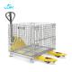 Warehouse Storage Foldable Collapsible Stacking Wire Mesh Storage Cage
