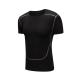 Polyester Printed Blank T Shirts Jogging Slim Fit Physical Exercise