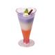 Party catering supplies PS transparent plastic cold drinking wine dessert cup ,disposable plastic champagne flutes