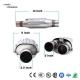                  2, 2.5 Universal Oval Direct Fit Exhaust Auto Catalytic Converter with High Performance Sale             