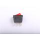 3 Way Illuminated Rocker Switch Heat Resistant With Silver Contact Points Inside