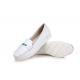 high quality white slip-up loafers cow leather shoes women cowhide shoes fashion loafers designer shoes BS-L1